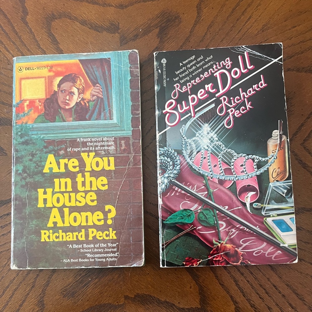 Richard Peck teen books | set of 2 vintage novels